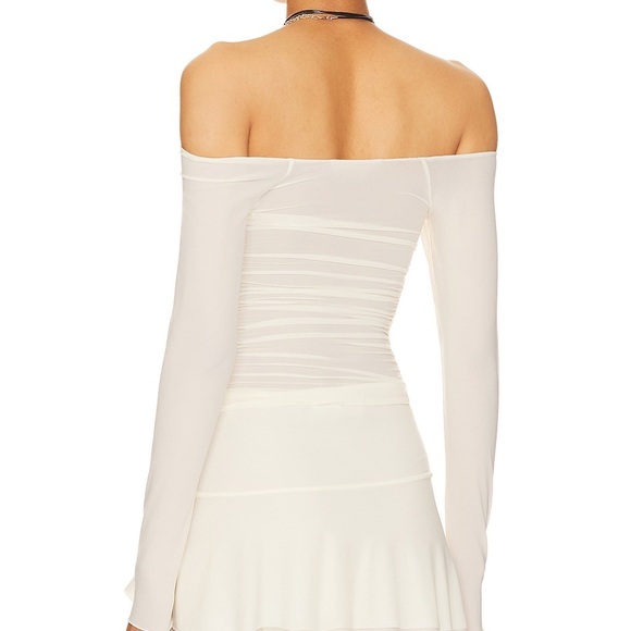 Indah Coco Pinch Bra Top in Ivory - Picture 2 of 6